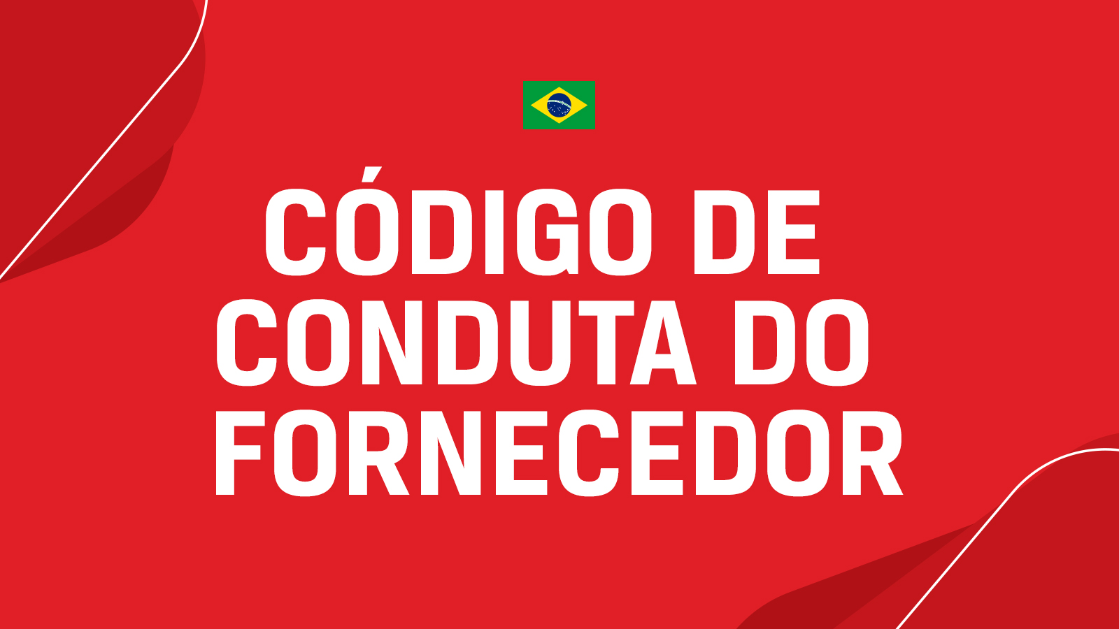 Código de Conduta do Fornecedor - Português