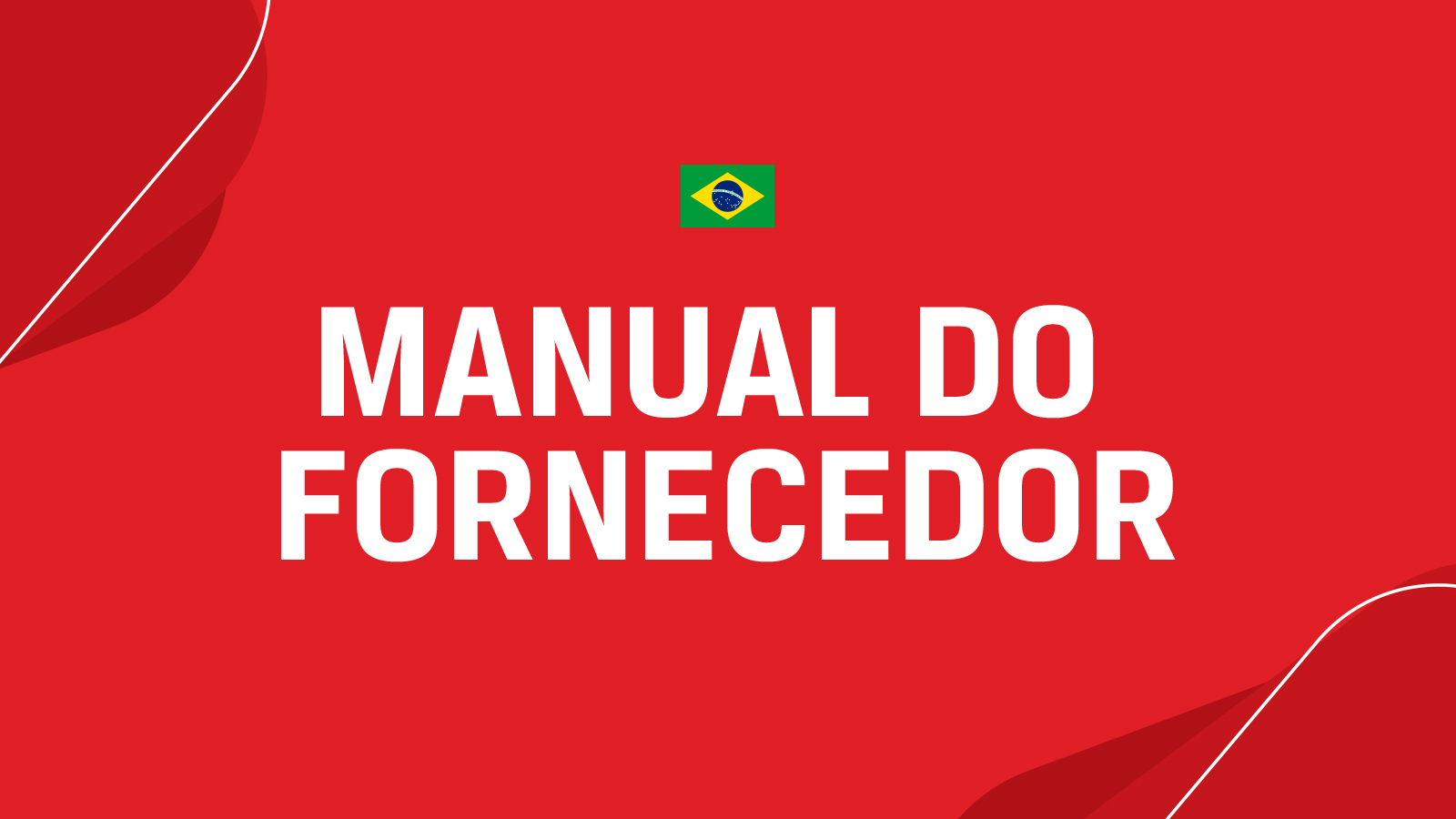 Manual do fornecedor - Português