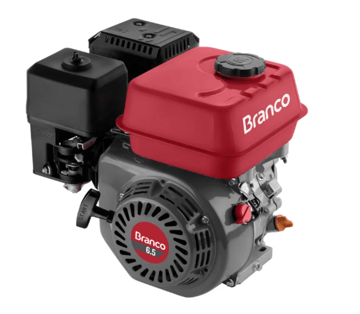 Motor estacionário B4T-6.5 R da Branco com redutor acoplado