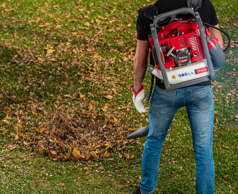 Soprador de folhas: um equipamento indispensável na limpeza dos jardins.